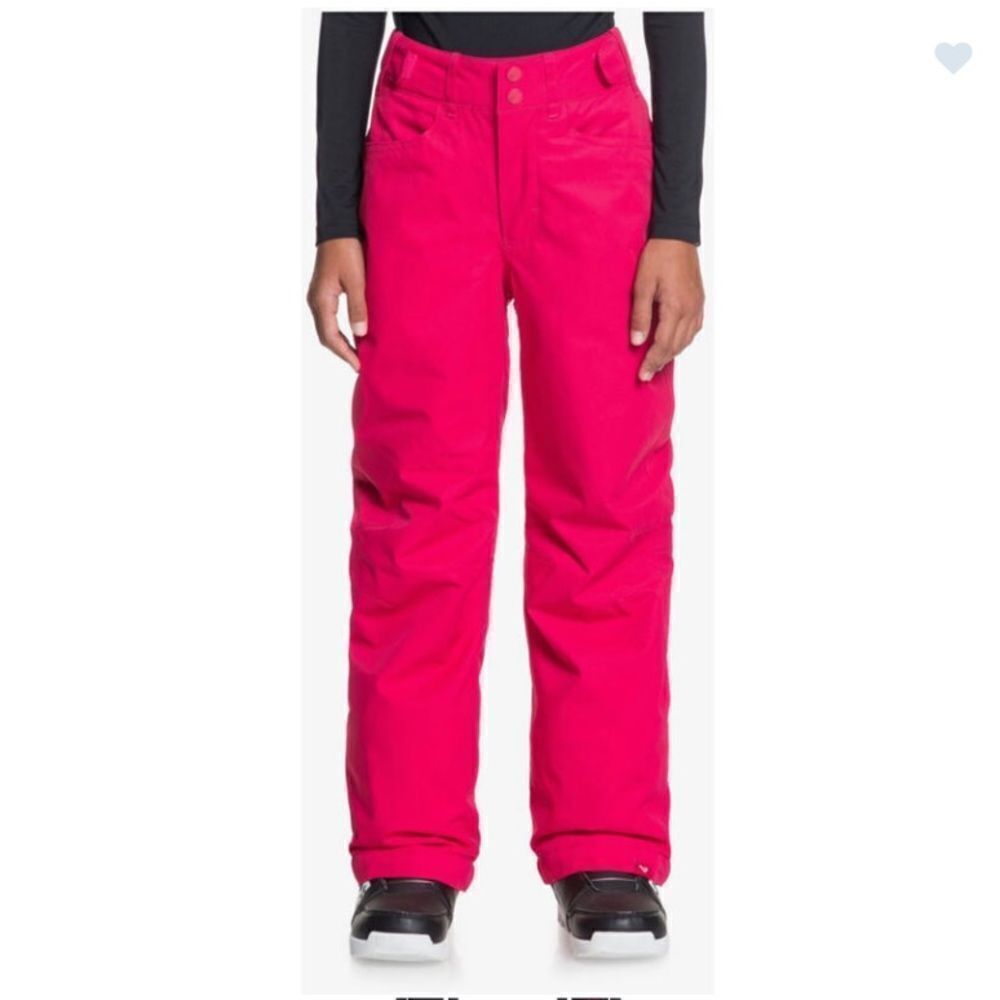 Roxy Girls Backyard Snow Pants‎ Fuchsia Pink Size Large
